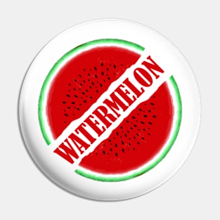 watermelon fruit illustration design Pin