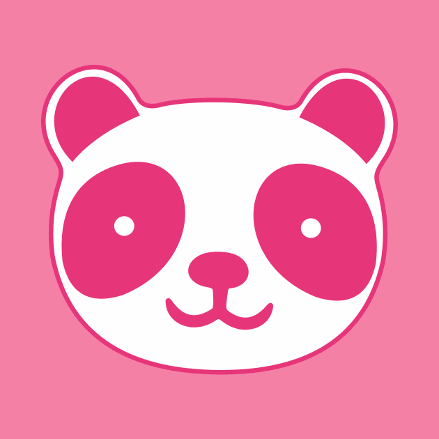 Cute Little Pink Panda by XOOXOO