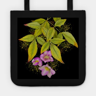 Leaves and flowers Tote