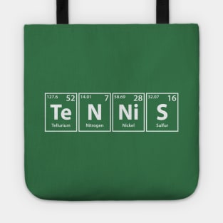 Tennis (Te-N-Ni-S) Periodic Elements Spelling Tote