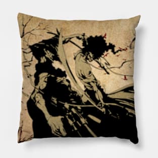 Justice afro samurai Pillow