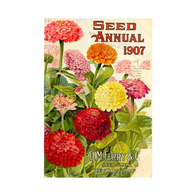 Annual Seed Catalogue,1907 by WAITE-SMITH VINTAGE ART