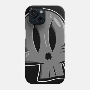 Grey Skull Phone Case