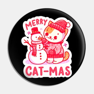 Merry Cat-Mas Pin