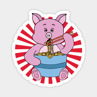 Pig Ramen Magnet