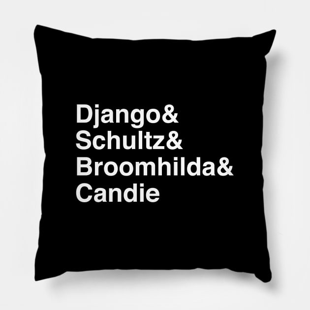 Helvetica Django Pillow by Woah_Jonny