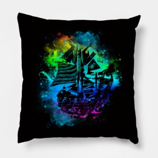 ghost ship Pillow