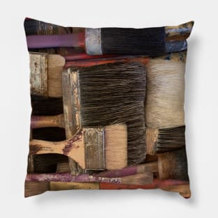 Paint Brushes Pillow