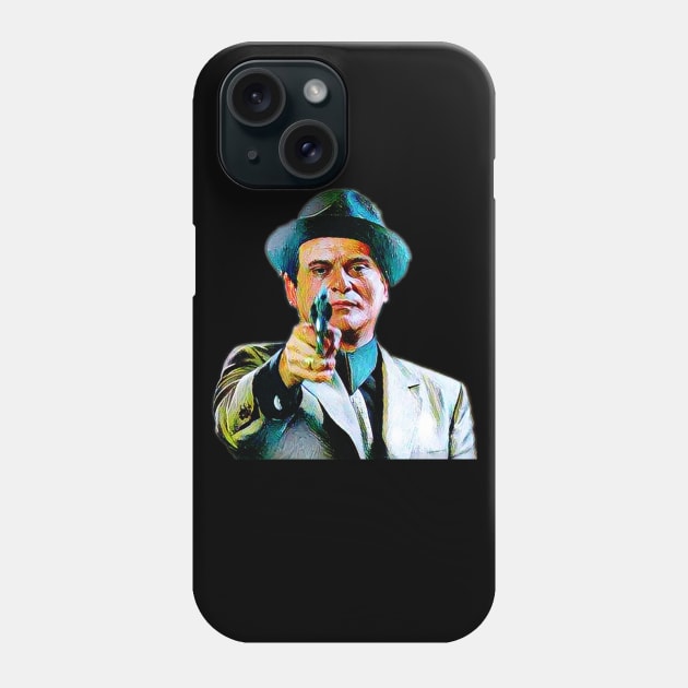 Joe Pesci mafia gangster movie Goodfellas painting Phone Case by xsdni999