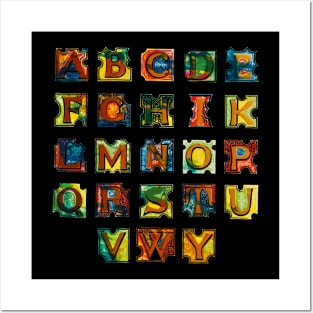 Alphabet Lore A Z Art Board Print for Sale by elnodi academy