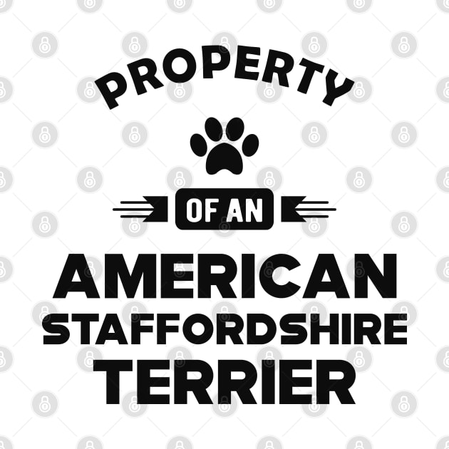 american staffordshire terrier - Property of an american staffordshire terrier by KC Happy Shop