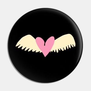 Flying Heart Pin