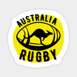 Australia Rugby - Straya Wallaby Rugby Gift for Rugby lovers who adore Australia. Magnet