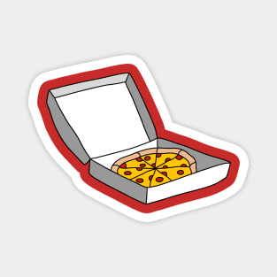 Box Full of Pizza Magnet