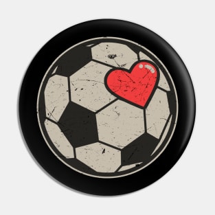 Vintage Soccer Ball Lover Pin