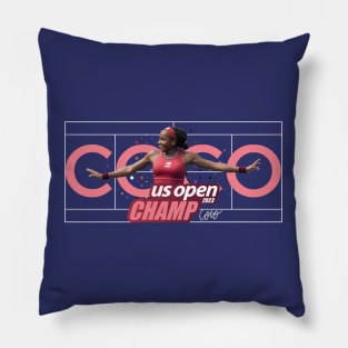 Coco / us open Champion Pillow