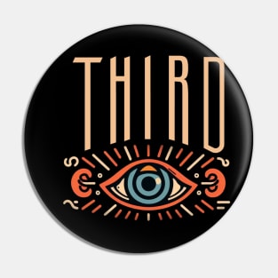 Third Eye graphic Pin