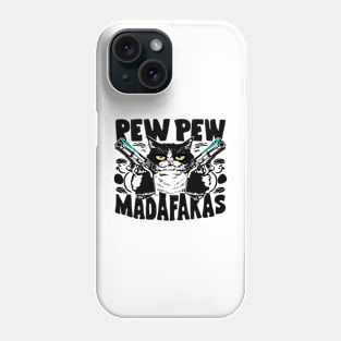 pew pew cat Phone Case