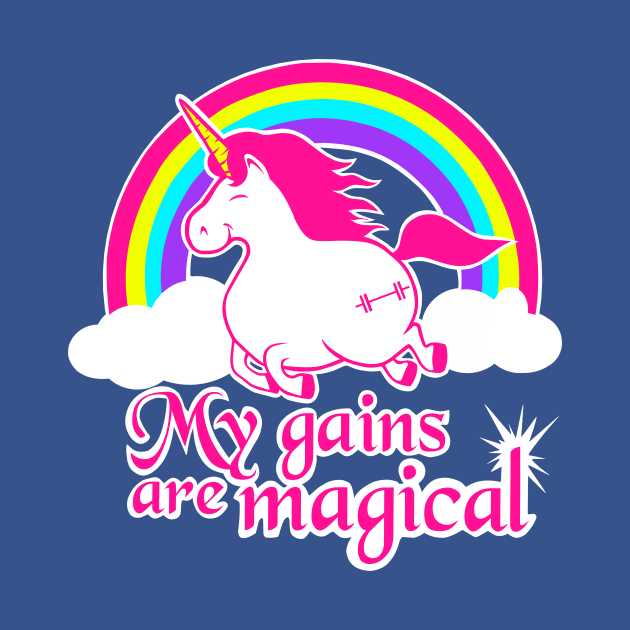 Barbell Unicorn, gym girl, weightlifting women, fitness by TimAddisonArt