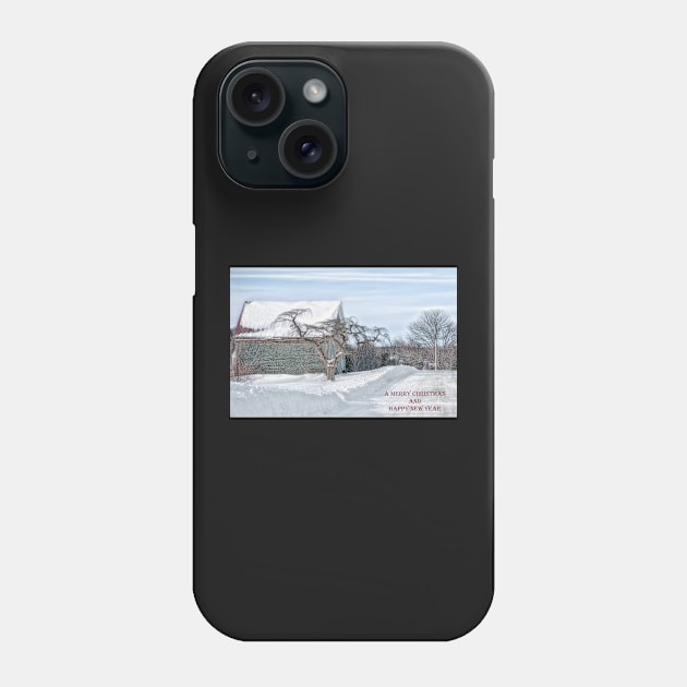 Winter Is Our Guest Christmas Card Phone Case by BeanME