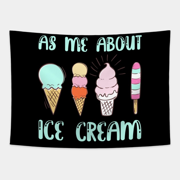 Cute Ice Pop Gift For Men Women Ice Cream Food Lovers Tapestry by dmitriytewzir