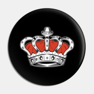 Crown - Orange Pin