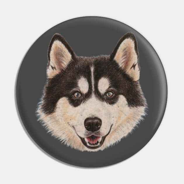 Husky Pin by TshirtMA