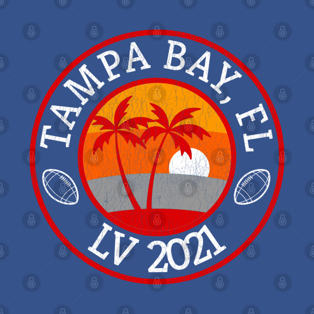 Discover Tampa Bay Florida Football 202, Tampa Bay Champions Shirt, 2021 Football Distressed - Tampa Bay - T-Shirt