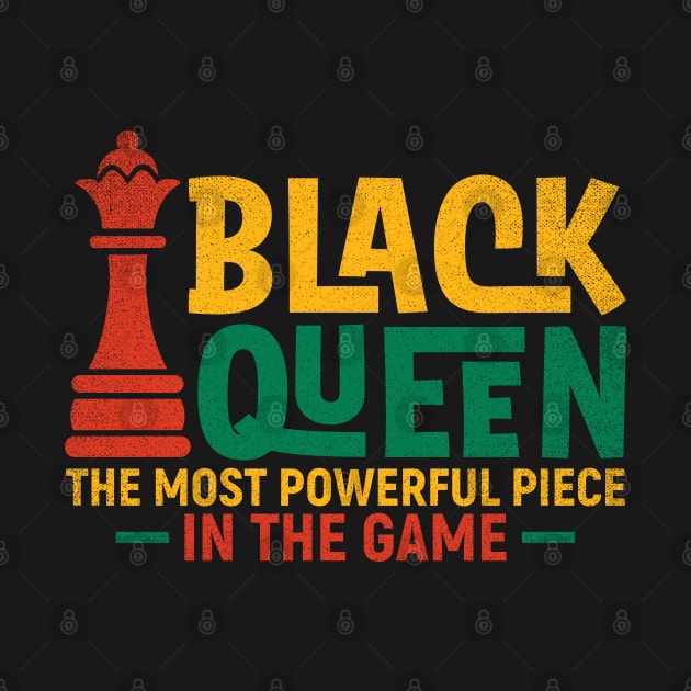 Black Queen The most Powerful Piece in the Game by UrbanLifeApparel
