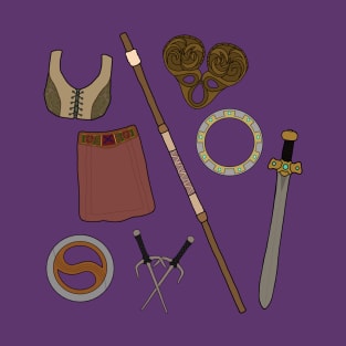 Xena & Gabrielle Weapons & Costumes T-Shirt
