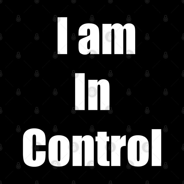 I am In Control by AA