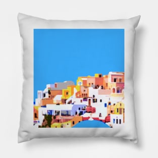 Oia Santorini Pillow