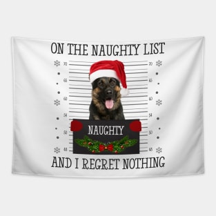 On The Naughty List, And I Regret Nothing Tapestry