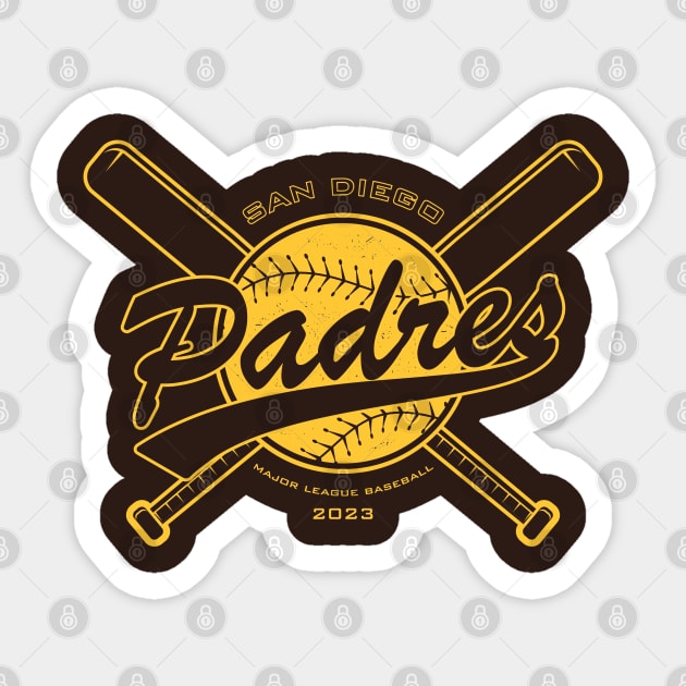 diego padres vintage - San Diego Padres - Sticker