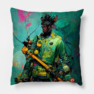 Future Human - 084 - Bagpiper Pillow