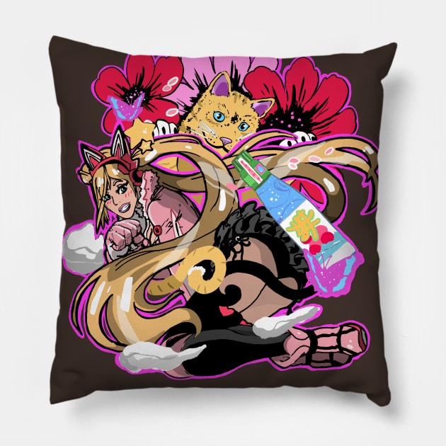 PRIMEDOJO's "Cutey Chloe" Pillow by primedojomerch