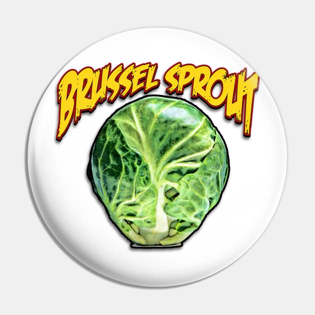 Brussel Sprout Pin by ImpArtbyTorg