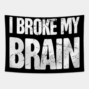 Brain - Get Well Gift Cracked Skull Concussion Tapestry