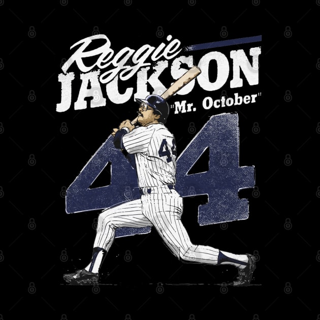 Reggie Jackson New York Y Retro by danlintonpro