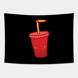 Kawaii Drink (red) Tapestry