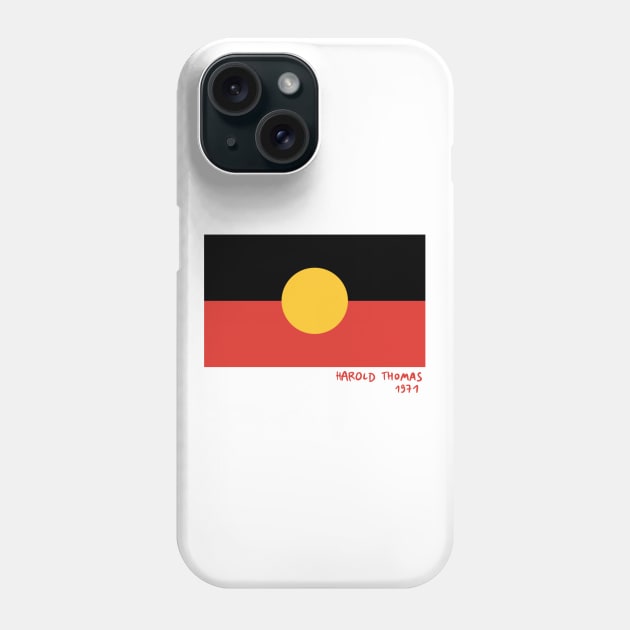 Australian Aboriginal Flag Phone Case by isstgeschichte