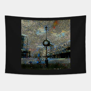 Old Clock Tower of Homs - Kandinsky Tapestry