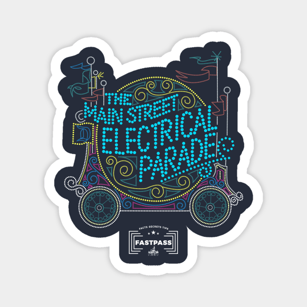 Main Street Electrical Parade Magnet by fastpassfacts