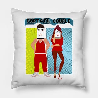 Portatil Couple Portatil Collection gift for wife husband gift Pillow