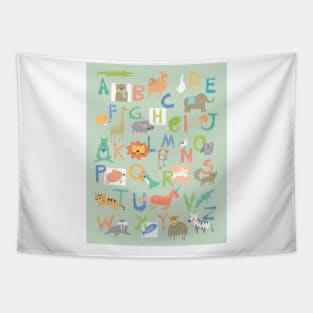 ABC critters Tapestry