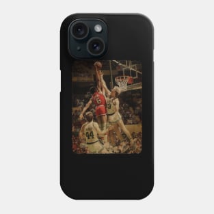 Larry Bird vs Julius Erving Vintage Phone Case