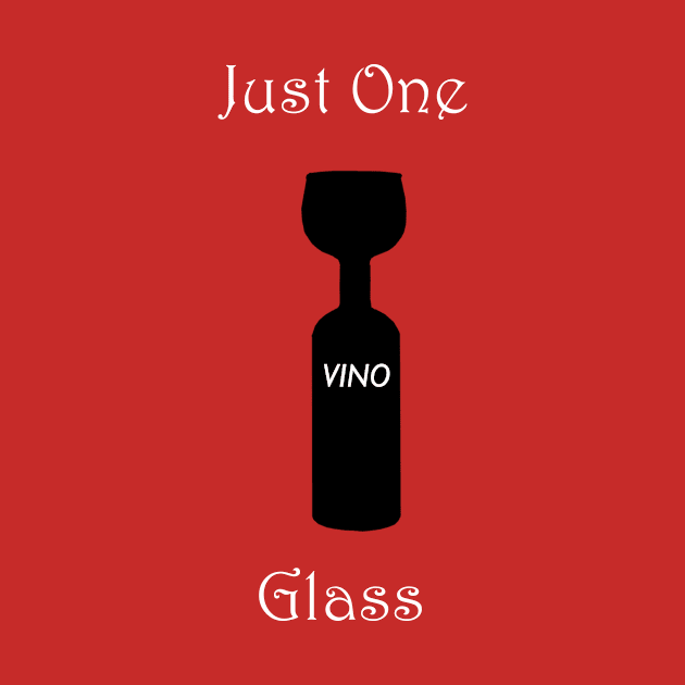 Just One Glass | Wine Bottle by galenirias