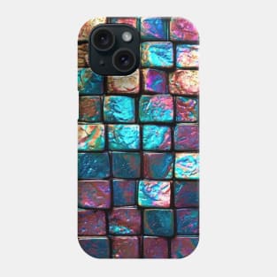 Metallic Iridescent Tiles Wall Phone Case