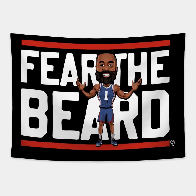 Fear The Beard Tapestry by Philly Drinkers