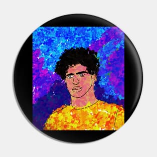 Pop art men Pin